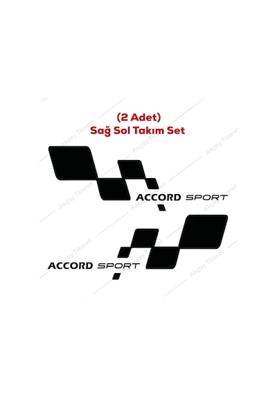 Hyundai Accord Sticker Accord Kapı Altı Stickr Accord Oto Sticker