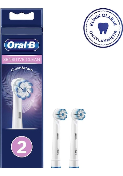 Oral-B Sensitive Clean&Care Diş Fırçası Yedek Başlığı 2'li