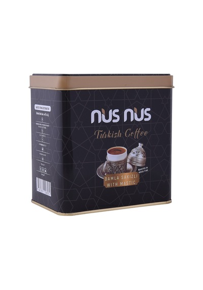 Nusnus Damla Sakızlı Türk Kahvesi Metal Kutu 250 G