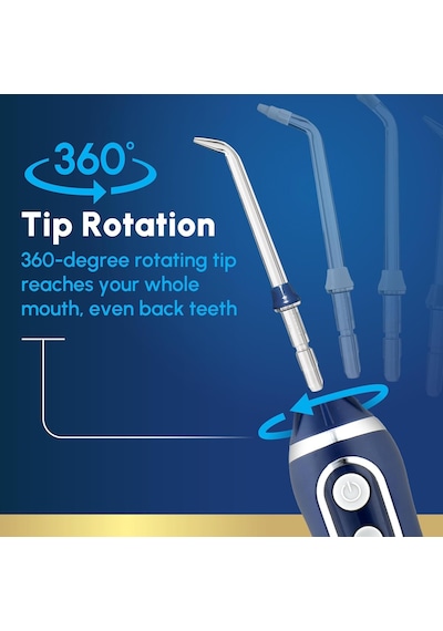 Waterpik Kablosuz Gelişmiş 2.0 Su Püskürtmeli Diş İpi, Dişler, Diş Etleri, Ortodonti Ve Diş Bakımı İçin, Seyahat Çantası
