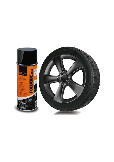 Foliatec Jant Metal Sprey Folyo Yüzey Kaplama Seti 2x400ml. Antrasit Metal Mat
