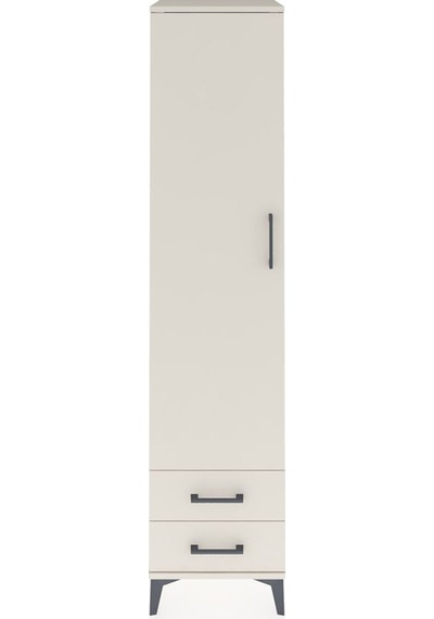 Hyperion Dolap 2 Raflı 2 Çekmeceli Tek Askılı 44x44x195 Aytaşı-aytaşı Aytası
