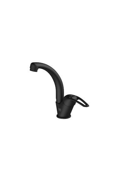 Gpd MTL120-S Adrio Tek Gövde Lavabo Bataryası Siyah