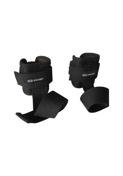 Lifting Straps Siyah Ağırlık Kaldırma Straps Pro Bilek Destekli 1 Çift Bar Kaldırma Kayışı Beyaz