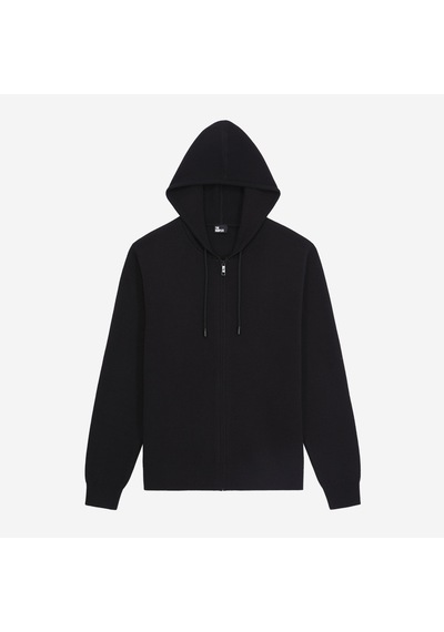 The Kooples Kapüşonlu Erkek Siyah Hırka