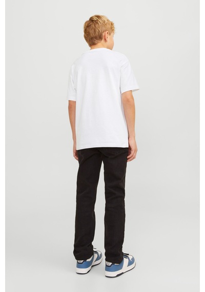 Jjecaleb Varsıty Tee Ss O Beyaz Erkek Çocuk Kısa Kol T-shirt White