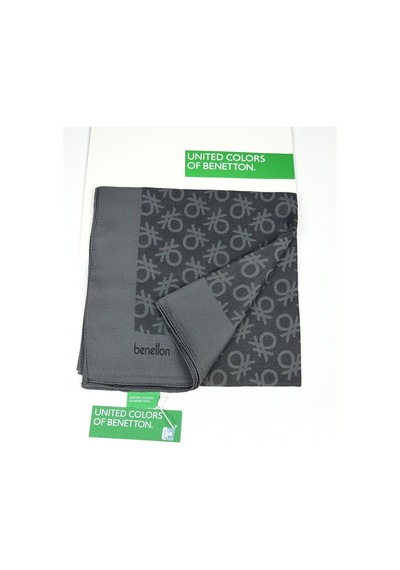 Benetton Elegante Uno Şal 1024 Koyu Antrasit