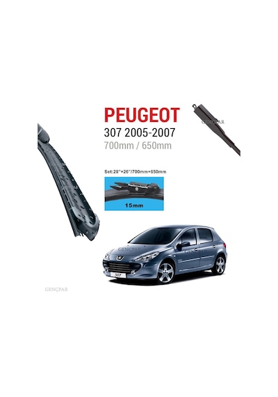 Peugeot 307 Silecek Takımı 2005-2007