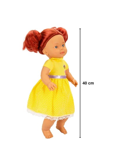 Hug Me Yumuşak Gövdeli Et Bebek 40 Cm Elbiseli Sarı