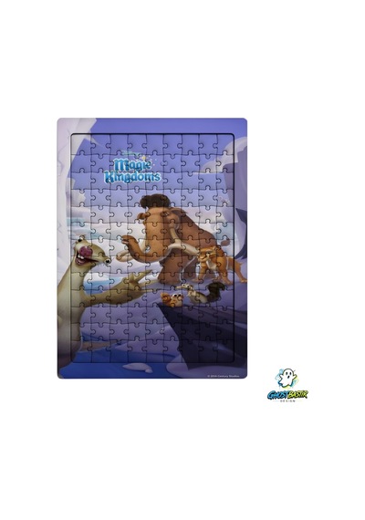 Ghostbastır Design Buz Devri 99 Parça Ayaklı Puzzle Dekoratif Çocuk Yapbozu 0145