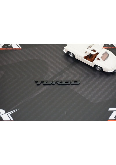 Seat Turbo Bagaj Siyah Metal 3m 3d Bagaj Yazı Logo K