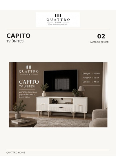 Capıto Tv Ünitesi Beyaz