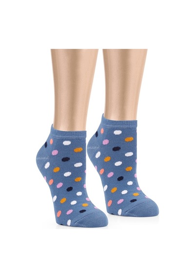 Ozzy Socks 5 Çift Eğlenceli Desenler Kadın Patik Çorap Ozzyp003 Çok Renkli
