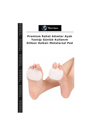 Premium Rahat Adımlar Ayak Yastığı Günlük Kullanım Silikon Halkalı Metatarsal Ped