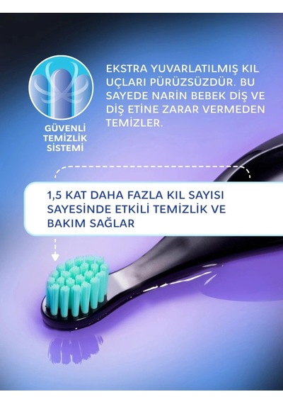 Mey İthalat .baby Neon Ekstra Soft Diş Fırçası 0-3 Yaş Diğer