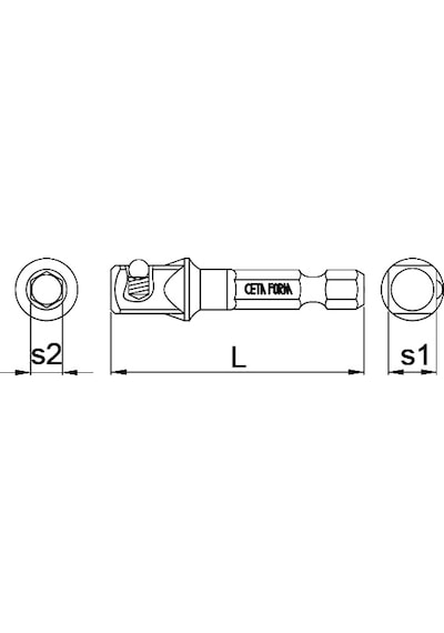 Ceta Form Bt/7000 Serisi - P Lokma Adaptörleri makina ile Kullan 1-4 - 1-4 50 Mm