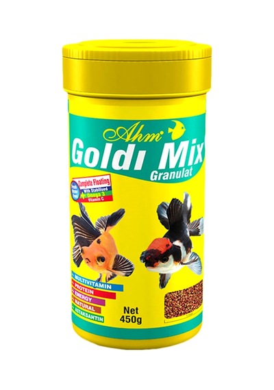 Ahm Goldi Mix Granül Japon Balığı Yemi 100 Ml 450 Gr