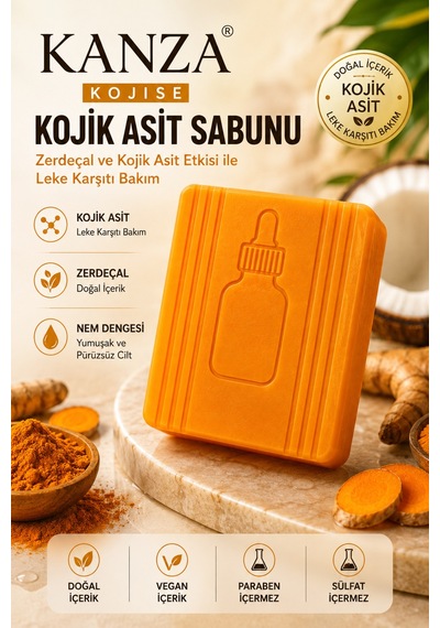 Kojise Kojic Asit Sabunu, Zerdeçal Ve Kojik Asit Etkisi Ile Leke Karşıtı Kojik Asit Sabunu Organik - 702175405 Diğer