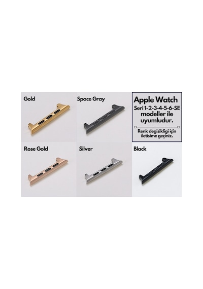 Apple Watch Uyumlu Deri Kordon 38-40-41mm G2 Kahverengi Diğer