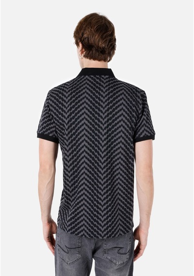 Colin's Colins Regular Fit Polo Yaka Erkek Siyah Kısa Kol Tişört Cl1068419 Q1.v1 Blk Siyah