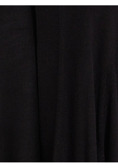 LC Waikiki Lcw Everyday Siyah Şal Yaka Kadın Triko Hırka New Blakız Çocuk