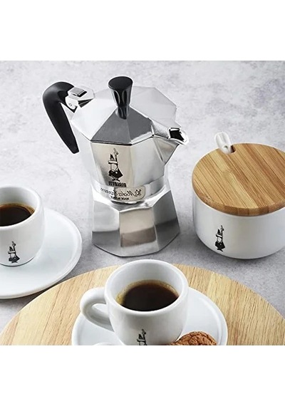 6 Kupa Kapasitesine Uygun Ocak Üstü Espresso Pişirici - Alüminyum Gövde