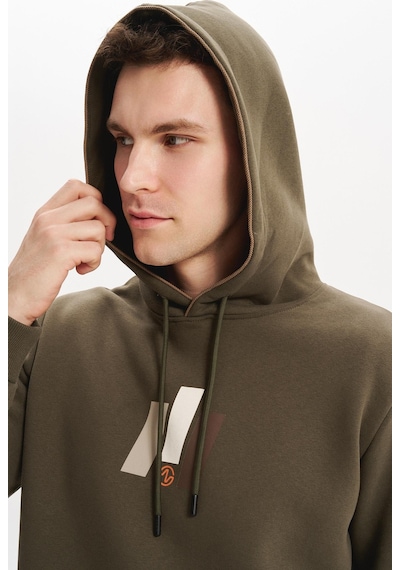 AR-MA Arma Erkek Kapüşonlu Sweatshirt Kanguru Cepli, 3 İplik Şardonlu, Regular Fit, %70 Pamuk %30 Polyester K30254628502 Haki AR-MA Arma Erkek Kapüşonlu Sweatshirt Kanguru Cepli, 3 İplik Şardonlu, Regular Fit, %70 Pamuk %30 Polyester K30254628502 Haki