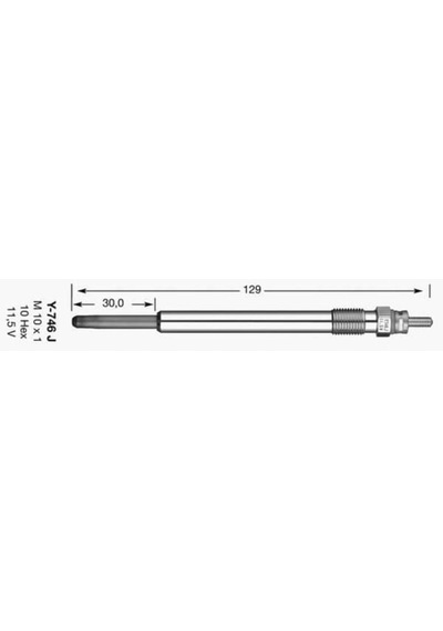 NGK 3078 Kızdırma Bujisi A-Class W168 01-04 Vaneo 414 02-05