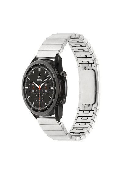 Gear S3 22mm Uyumlu Krd-82 22mm Metal Mkst Kordon-gümüş