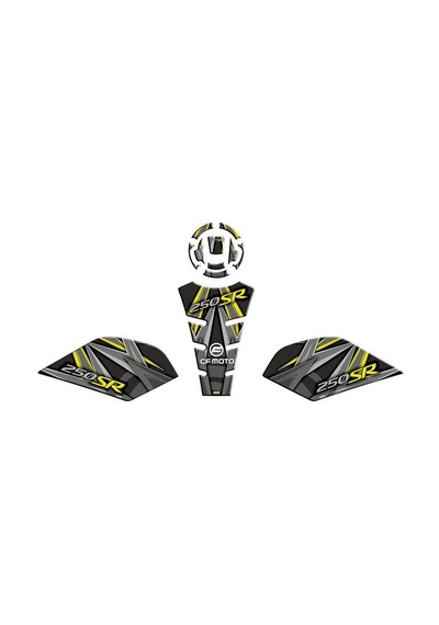 Cf Moto 250 Sr 2020 - 2024 Tank Pad Set 002 Standart