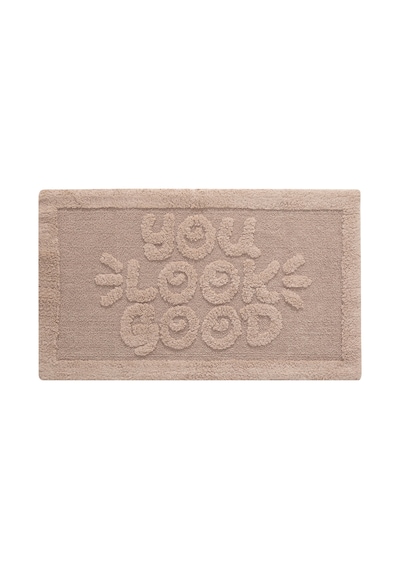Mudo Home You Look Good Banyo Paspası Bej 60x100 Diğer
