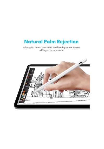 Apple Uyumlu iPad 2018-2024 İçin Stylus Kalem,ipad Pro 11/13 İnç M4,ipad Air 11/13 İnç M2,ipad 10/9/8/7/6,ipad Air 5/4/3,ipad Pro 11/12.9",ipad Mini 6/5 İçin Eğim Sensörlü Avuç İçi Reddi Aktif Stylus Kalem Belirtilmemiş Apple Uyumlu iPad 2018-2024 İçin Stylus Kalem,ipad Pro 11/13 İnç M4,ipad Air 11/13 İnç M2,ipad 10/9/8/7/6,ipad Air 5/4/3,ipad Pro 11/12.9",ipad Mini 6/5 İçin Eğim Sensörlü Avuç İçi Reddi Aktif Stylus Kalem Belirtilmemiş