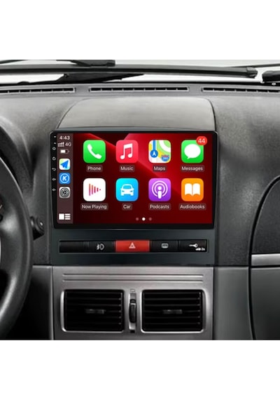Fiat Albea Araç Multimedya Android Ekran Carplay Navigasyon Double Teyp 4+64 9" 05-12 Black Cadence