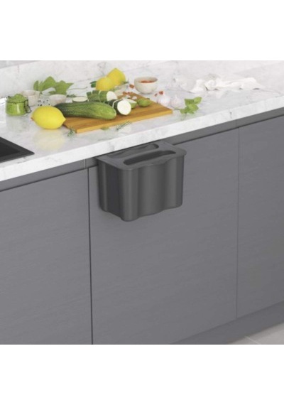Starax Askılı Çöp Kovası 5lt. Gri S-2575-a