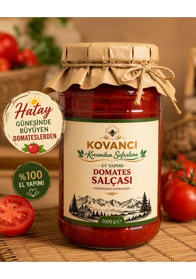 Domates Salçası 1000 G Doğal,katkısız & Güneşte Kurutulmuş,ev Yapımı