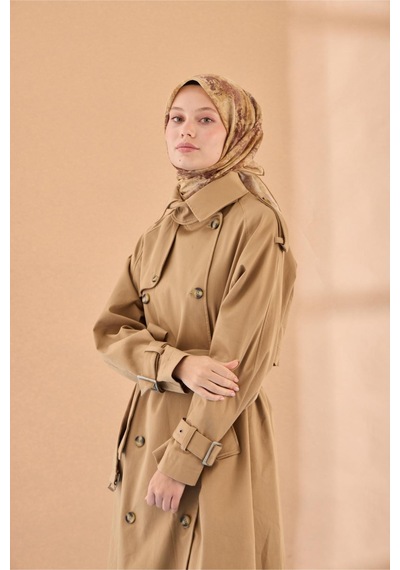 Silk Home Soft Eşarp 73095-03 Hardal, Kahverengi, Butter Yellow