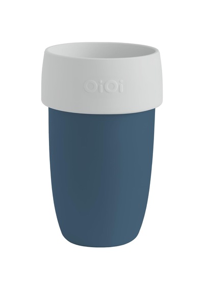 Leak Lock Sızdırmaz Silikon Bardak- Deep Blue/powder Grey