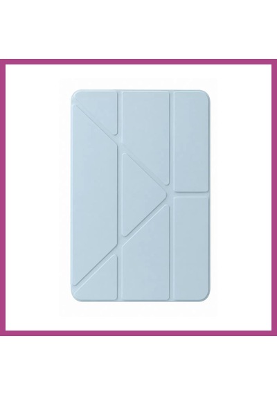 Gees Global Apple Uyumlu iPad 2025 10.9 10.nesil A16 Mera Kalemlikli Tablet Kılıfı - Açık Mavi Gbzs