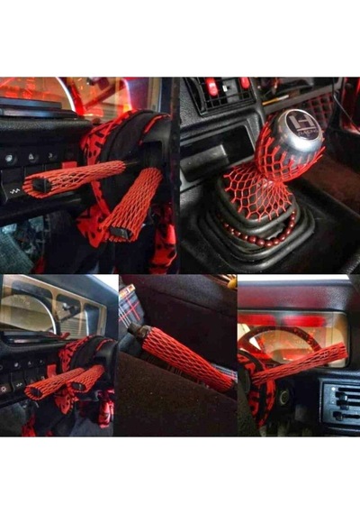 Ford Transit Custom Serisine Uyumlu Araç İçi 10 Lu Kırmızı File Seti Tr