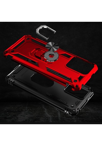 Xiaomi Redmi Note 12 5g Kılıf Zore Vega Kapak Kırmızı