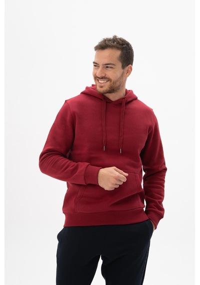 AR-MA Arma Erkek Kanguru Cepli Kapüşonlu Sweatshirt K24254928801 Kırmızı