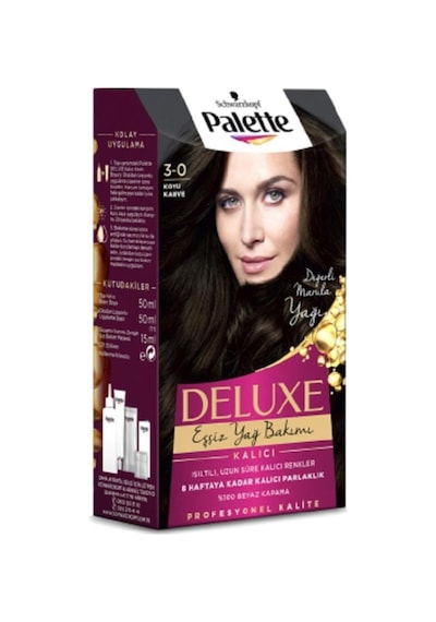 Palette Saç Boyası 3 - 0 Koyu Kahve 6281031271674