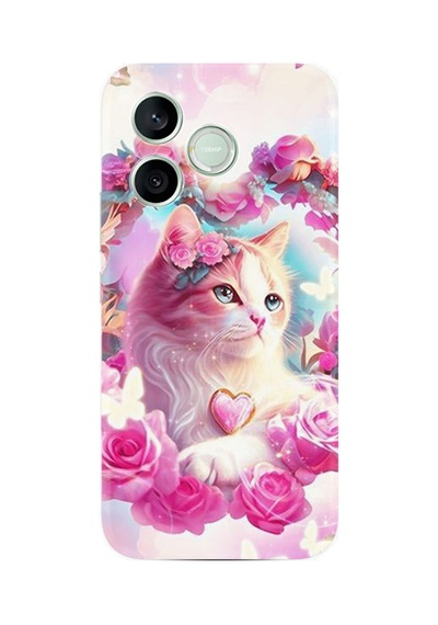 Honor 600 Lite Lna-nx1 Uyumlu Kılıf Boutique Baskılı Resimli Güzel Kedi Pcode -037
