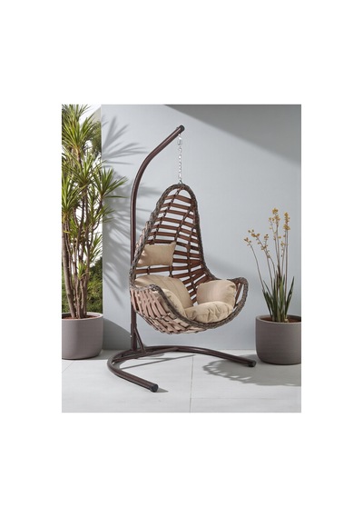 Seferihisar Tek Kişilik Rattan Salıncak 135 135 Kahverengi Seferihisar Tek Kişilik Rattan Salıncak 135 135 Kahverengi