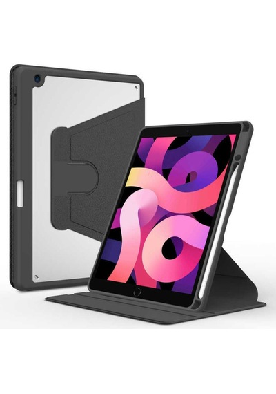 Apple Uyumlu iPad 10.2 8. Ve 9. Nesil 2020/2021 Kılıf Kalemlikli 360 Dönebilen Standlı Şeffaf Tablet Kılıfı Kılıf Apple Uyumlu iPad 10.2 8. Ve 9. Nesil 2020/2021 Kılıf Kalemlikli 360 Dönebilen Standlı Şeffaf Tablet Kılıfı Kılıf
