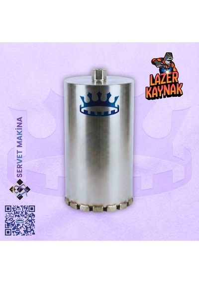 Ø202 X 450mm Srvlzr Lazer Kaynaklı Karot Ucu