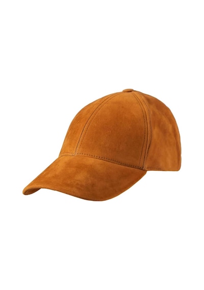 Unisex Vegan Süet Şapka Taba