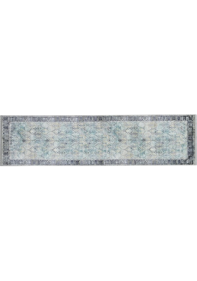 Madame Coco Mathilde Shinny Effect İpeksi Kadife Halı Yg-27980 X 300 Cm-indigo