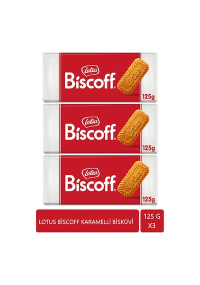 Biscoff Karamelize Bisküvi 125 G 3 Adet