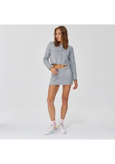 Ace Nayman Jade Knitted Gri Etek